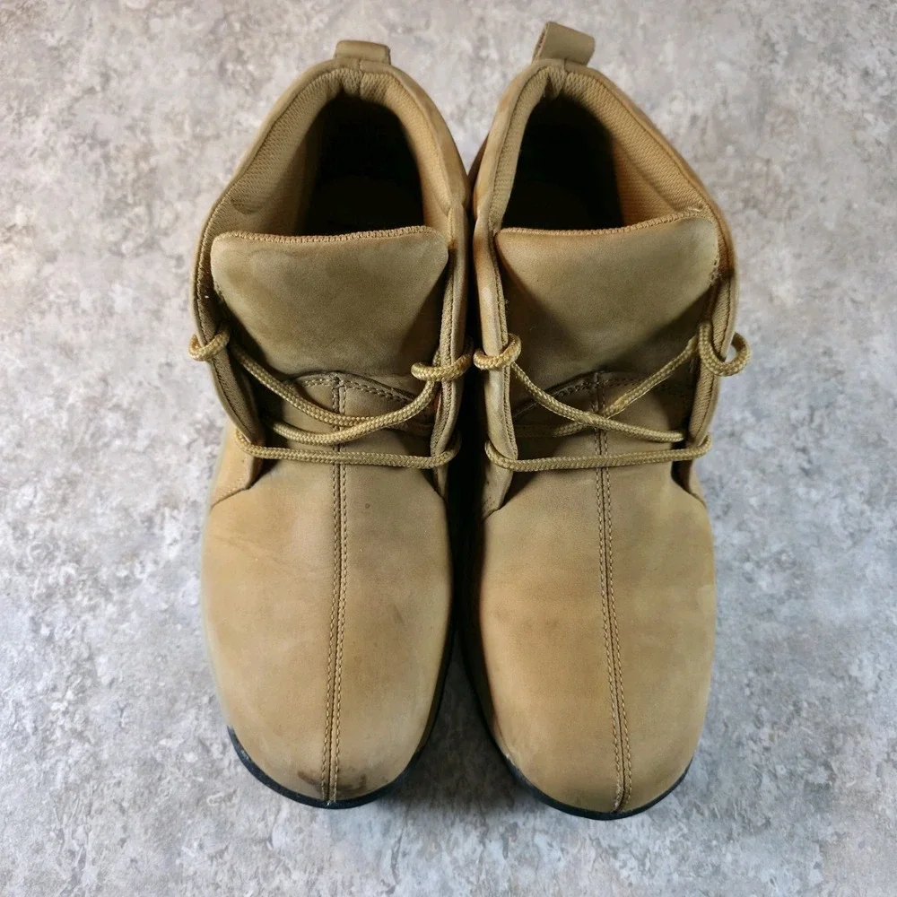 SAO By Stacy Adams Men's Wheat Nubuck Boots Leather Chukka Tan Size 11 M